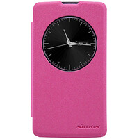 Полиуретановый чехол Nillkin Sparkle Leather Case Red  для LG L Bello D335