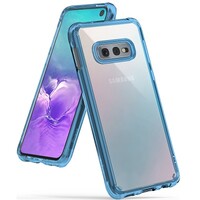 Чехол бампер Ringke Fusion Series прозрачно-синий для Samsung Galaxy S10e