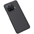 Пластиковый чехол с подставкой Nillkin Super Frosted Shield Черный для Xiaomi 11 Pro(#3)