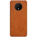 Кожаный чехол Nillkin Qin Leather Case Коричневый для OnePlus 7T(#2)