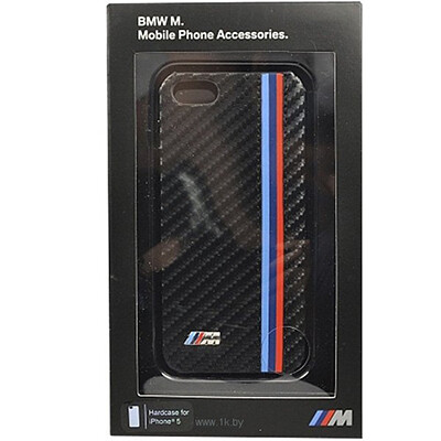 Пластиковый чехол BMW Carbon M-Collection (BMHCP5MC) для Apple iPhone 5/5s/SE(3)