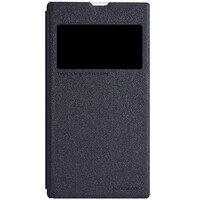 Полиуретановый чехол Nillkin Sparkle Leather Case Black  для Sony Xperia Z1 L39h
