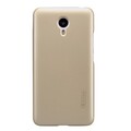 Пластиковый чехол с пленкой Nillkin Super Frosted Shield Gold для Meizu M2 Note(#1)