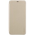 Полиуретановый чехол книга Nillkin Sparkle Leather Case Золотой для Xiaomi Mi8(#1)