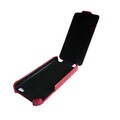 Кожаный чехол книга Melkco Snake Print Pattern - Red для Apple iPhone 4/4S(#3)