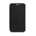 Кожаный чехол книга Melkco Face Cover Book Type Black для Samsung N7100 Galaxy Note 2(#2)