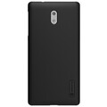 Пластиковый чехол с пленкой Nillkin Super Frosted Shield Black для Nokia 3(#1)