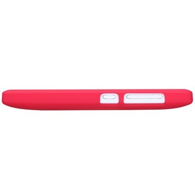 Пластиковый чехол с пленкой Nillkin Super Frosted Shield Red для Microsoft Lumia 435(3)