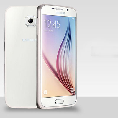 Металлический бампер Aluminium Case Silver для Samsung G920F Galaxy S6(1)