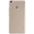 Пластиковый чехол с пленкой Nillkin Super Frosted Shield Gold для Xiaomi Mi Max(#1)