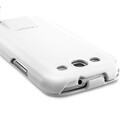 Кожаный чехол книга SGP Argos White (SGP09265) для Samsung i9300 Galaxy S3(#3)