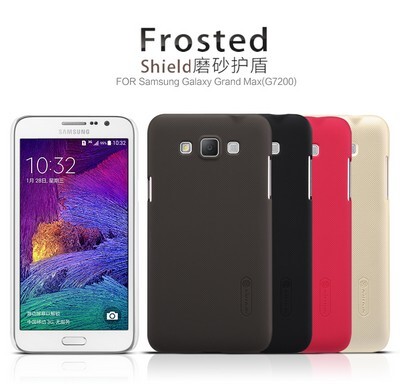 Пластиковый чехол с пленкой Nillkin Super Frosted Shield White для Samsung G720 Galaxy Grand Max(4)