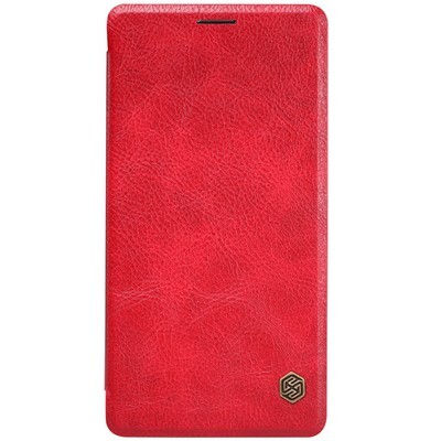 Кожаный чехол Nillkin Qin Leather Case Red для Samsung Galaxy A7(1)