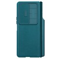 Кожаный чехол Nillkin Qin Pro Plain Leather Case Зеленый для Samsung Galaxy Z Fold 4(#2)