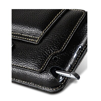 Кожаный чехол книга Melkco Leather Case Kios Type Black LC для Samsung N7000 Galaxy Note(4)
