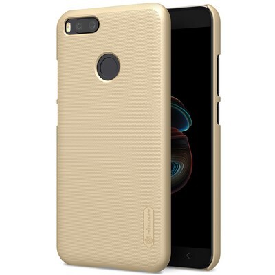 Пластиковый чехол с пленкой Nillkin Super Frosted Shield Gold для Xiaomi Mi5X\ Mi A1(3)