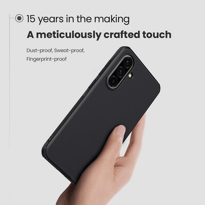 Пластиковый чехол с пластиной Magsafe Nillkin Super Frosted Shield Pro Magnetic Case Зеленый для Samsung Galaxy A36(6)