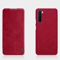Кожаный чехол Nillkin Qin Leather Case Красный для OnePlus Nord(#4)