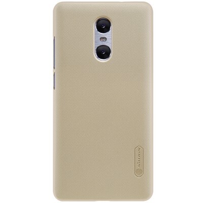 Пластиковый чехол с пленкой Nillkin Super Frosted Shield Gold для Xiaomi RedMi Pro(1)
