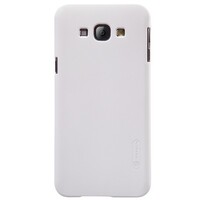 Пластиковый чехол с пленкой Nillkin Super Frosted Shield White для Samsung Galaxy A8