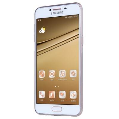 Силиконовый чехол Nillkin Nature TPU Case Grey для Samsung Galaxy C5 (C5000)(2)