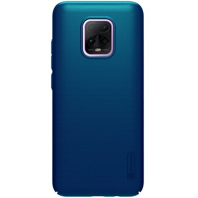Пластиковый чехол с подставкой Nillkin Super Frosted Shield Синий для Xiaomi Redmi 10X 5G ( 10X Pro 5G)(1)