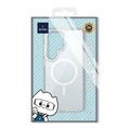 Силиконовый чехол с Magsafe Wiwu iShield Pro Case (прозрачный) для Samsung Galaxy S25(#5)