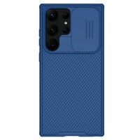 Чехол-накладка Nillkin CamShield Pro Синяя для Samsung Galaxy S23 Ultra