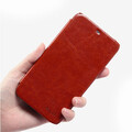 Кожаный чехол Kaladeing Case Black для Huawei Ascend G700(#2)