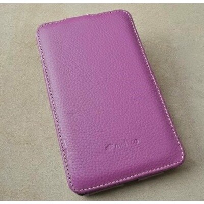 Кожаный чехол книга Melkco Leather Case Purple LC для Samsung N7000 Galaxy Note(2)