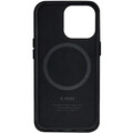 Кожаный чехол с пластиной Magsafe K-ZDoo Mag Noble Collection черный для Apple iPhone 15 Pro Max(#3)