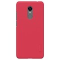 Пластиковый чехол с пленкой Nillkin Super Frosted Shield Красный для Xiaomi RedMi 5 Plus(#1)
