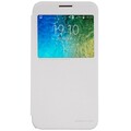 Полиуретановый чехол Nillkin Sparkle Leather Case White для Samsung Galaxy E5(#1)