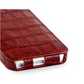 Кожаный чехол TETDED Troyes DUO Red Crocodile для Apple iPhone 5/5s/SE(#3)