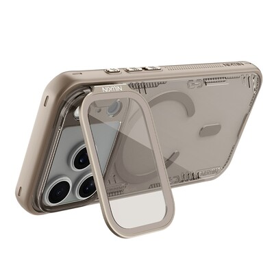 Магнитная накладка Nillkin Iceblade Prop Magnetic Case коричневый для Apple iPhone 17 Pro(5)