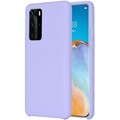 Силиконовый чехол Silicone Case сиреневый для Huawei P40(#1)