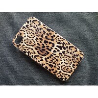 Пластиковый чехол Leopard Print Brown для Apple iPhone 4/4S