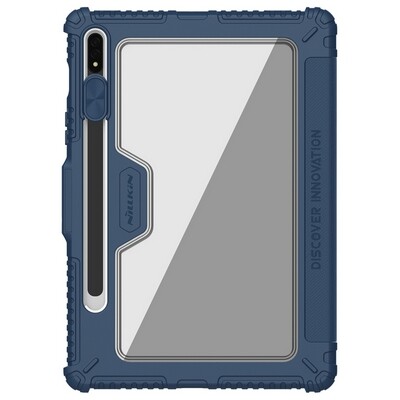 Защитный чехол Nillkin Bumper Leather Case Pro Синий для Samsung Galaxy Tab S7 FE(2)
