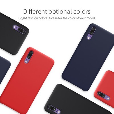 Чехол бампер Nillkin Flex Pure Case Красный для Huawei P20(5)