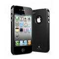 Пластиковый чехол SGP Ultra Thin Air Vivid Series Black для Apple iPhone 4/4S(#1)