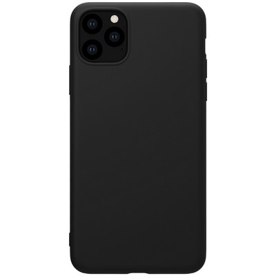 Силиконовый бампер Nillkin Rubber-wrapped Protective Case Черный для Apple iPhone 11 Pro(1)