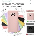 Силиконовый чехол Silicone Case с защитой камеры светло-розовый для Xiaomi Poco X3/ Poco X3 Pro(#4)