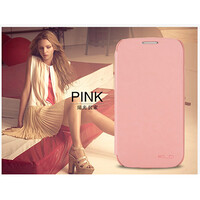 Кожаный чехол KLD Leather Case Pink для Samsung i9500 Galaxy S4