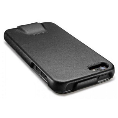 Кожаный чехол SGP Leather Case illuzion Legend Black для Apple iPhone 5/5s/SE(2)