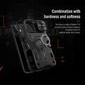 Противоударная-накладка Nillkin CamShield Armor зеленая для Apple iPhone 12 mini(#5)