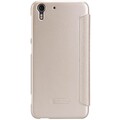 Полиуретановый чехол Nillkin Sparkle Leather Case Gold для HTC Desire EYE(#3)