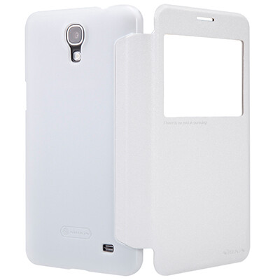 Полиуретановый чехол Nillkin Sparkle Leather Case White  для Samsung G750F Galaxy Mega 2(4)