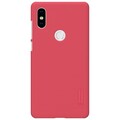 Пластиковый чехол с пленкой Nillkin Super Frosted Shield Красный для Xiaomi Mi MIX 2s(#1)