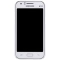 Пластиковый чехол с пленкой Nillkin Super Frosted Shield White для Samsung Galaxy J1(#2)
