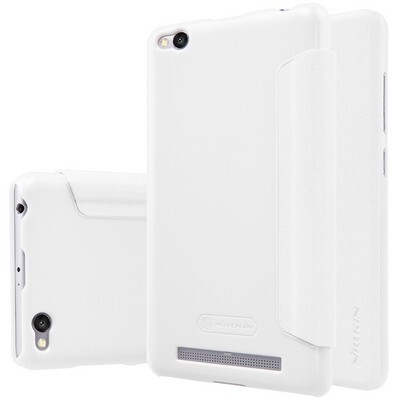 Полиуретановый чехол книга Nillkin Sparkle Leather Case White для Xiaomi RedMi 3(3)